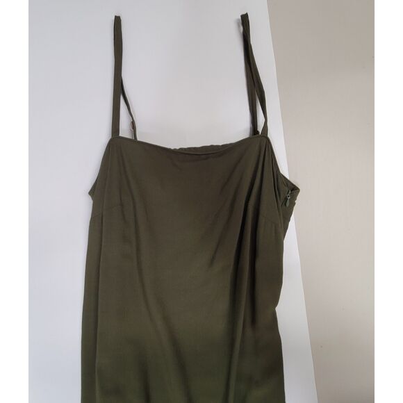 Hilo Hawai'i Cotton Maxi Dress Green Floral Summer Dress Small Lilo & Stitch - Picture 4 of 5